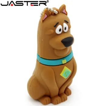 JASTER Naują atvykimo mini animacinių filmų šuo USB FLASH DRIVE 4GB 8GB 16GB 32GB 64GB atminties kortelė dovanų realias galimybes nemokamas pristatymas