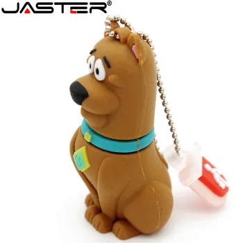JASTER Naują atvykimo mini animacinių filmų šuo USB FLASH DRIVE 4GB 8GB 16GB 32GB 64GB atminties kortelė dovanų realias galimybes nemokamas pristatymas