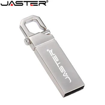 JASTER Super Mini Metaliniai karabinai key USB flash drive 4GB Pendrive 8GB 16GB 32GB 64GB Pen Ratai флешки usb USB flash drive
