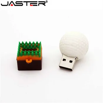 JASTER USB 2.0 flash memory stick futbolo, krepšinio, Mini kamuolys usb 