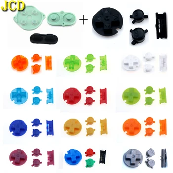 JCD Plastiko Įjungimo IŠJUNGIMO Mygtukais Pultelių už Gameboy Spalva Spalvinga Mygtuką GBC D Pagalvėlės A B Mygtukus ir Guma Laidžios Mygtuką