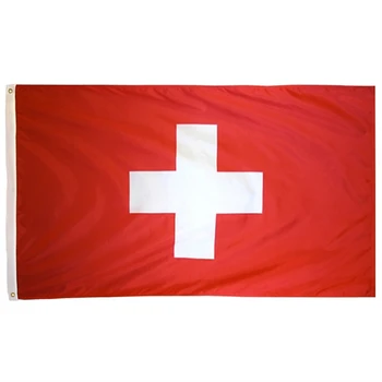 Johnin 90x150cm baltas kryžius ch che Šveicarijos Šveicarijos vėliava