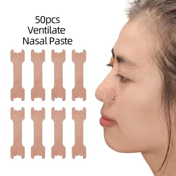 Joylife 50Pcs Vienkartinių Anti-Knarkimas Nosies Juostelės Paramos Tvanku Vėdinimo Nosies Lopai