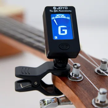 Joyo JT-01 Clip-On Digital Guitar Tuner 360 Laipsnių Pasukti LCD Guitarra Tuner Chromatines Gitara, Bosinė gitara, Smuikas Ukulėle