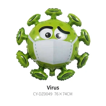Jumbo 2vnt/daug 30inch Virusas Balionai Virusas Temą Šalies Reikmenys, Žaislai vaikams Reikmenys