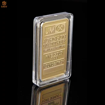 Jungtinė karalystė 1 Trojos Unciją grynojo Aukso 9999 Monetų Kolekcionieriams Johnson Matthey Assayers&rafinavimo įmonėms Replika Aukso Juostos Dovanos