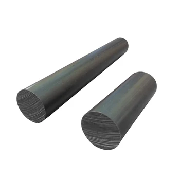 Juodo plastiko (PVC) apvalus strypas, baras inžinerijos priemonės skersmuo 8mm iki 100mm ilgis 100mm
