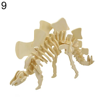 Juokingas Interaktyvus Patraukli Daugiafunkcinis Patogu 3D Modeliavimas Dinozaurų Skeletas Dėlionė 