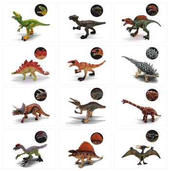 Juros periodo Dinozaurų Žaislo Modelis Brachiosaurus Tyrannosaurus Rex Dinozaurų Kolekcija Gyvūnų Surinkimo Modelis Žaislas Vaikų Dovanų