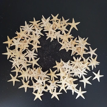 Jūros kriauklių dydis:1.8-3cm 100vnt Mini Žvaigždė Amatų Apdaila, Natūralus Jūros Žvaigždės 