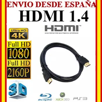 Kabelis HDMI V 1.4 Xbox 360 3D TV ir pan. 1,5 m 1,5 m PS4 Vonios kambarys Plazma HD V1.4 HDTV 1.4 b, Pilnas PC 4K 1080P 2060P