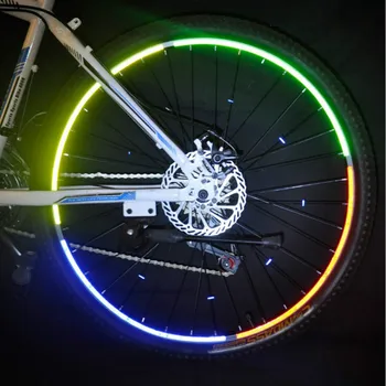 Kalnų dviračių Atšvaitais, šviesą Atspindintys Lipdukai Juosteles Fluorescencinės Juostelės Šviesos Atšvaitai, Dviračių Lipdukai Apdaila