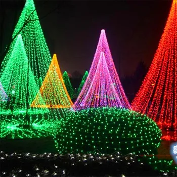 Kalėdos Lauko kalėdų šviesos led string žibintai 100M 10M 5M Luces Decoracion pasakų šviesos atostogų žiburiai apšvietimo medžių viršūnėmis