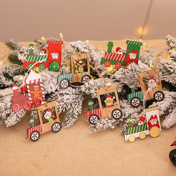 Kalėdų Automobilių/šunų Ornamentais, Medžių Kabinti Vienetų Medines Pakabas Šventė naujieji Metai, Kalėdiniai Papuošalai, Namų Kerst