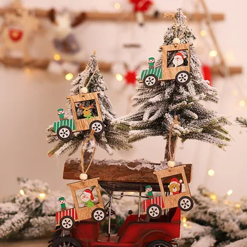 Kalėdų Automobilių/šunų Ornamentais, Medžių Kabinti Vienetų Medines Pakabas Šventė naujieji Metai, Kalėdiniai Papuošalai, Namų Kerst