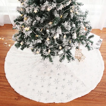 Kalėdų Eglutė Sijonas Medžio Sijonas Mat Po Medžiu Kalėdų Dekoracijas Namų Snaigės 90/120cm Kalėdų Eglutė Koja Kilimas