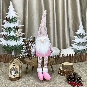 Kalėdų Elf Lėlės Linksmų Kalėdų Dekoro Namuose Kalėdų Stalo Puošybos Kalėdų Dovanos Navidad 