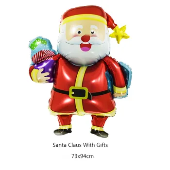 Kalėdų Folija Balionai Santa Claus Ballon Sniego Globos Kalėdos Elniai Pingvinas Balionas Kalėdų Dekoracijas Namuose Naujųjų Metų