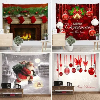 Kalėdų Gobelenas Sienos Menas Kabinti Ornamentu Kalėdinis Namų Dekoras 2020 Naujųjų Metų Astrologija Būrimą Lovatiesė Sienos, Kiliminė Danga