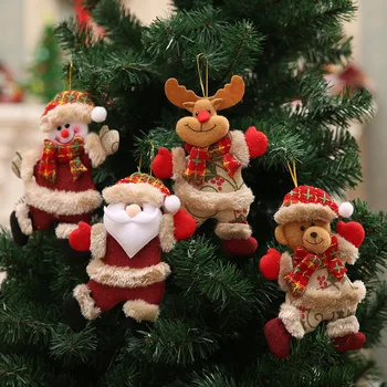 Kalėdų kamuolys skrybėlę beveidis kūdikių pakabukas kūrybos vyras nykštukas Rudolph lėlės Kalėdų Eglutė namų dekoro рождество navidad