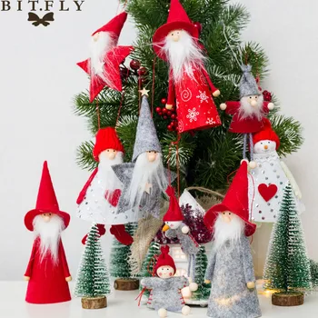 Kalėdų medžio karolius, Kalėdos, Kalėdų Senelis,senis besmegenis lėlės Vaikams naudai Santa žaislas Naujųjų metų 