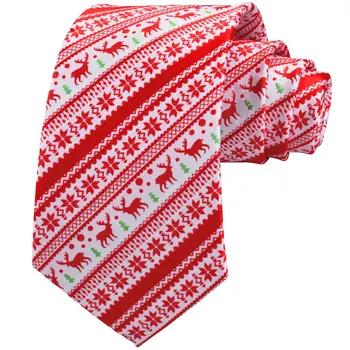 Kalėdų Ryšius Vyrų šilkiniai Kaklaraiščiai Klasikinis Kaklo Kaklaraištis Festivalio Dovana Vyrų Mados Naujovė Necktie 8cm Raudonos, Žalios Medžio Snaigės