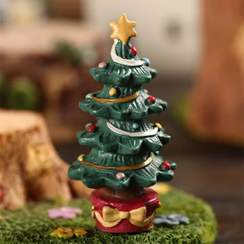 Kalėdų Senį miniatiūrinės Statulėlės namų puošybai pasakų sodas animacinių filmų gyvūnų statula bonsai papuošalai dervos amatų dovana žaislas