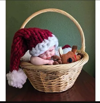 Kalėdų Skrybėlę, Kalėdų Senelio Kepurės Vaikams, Minkšti Vilnoniai Mezgimo Su Kamuolys Vaikams, Suaugusiųjų Dovanos Navidad Gimdymo Cristmas Apdaila
