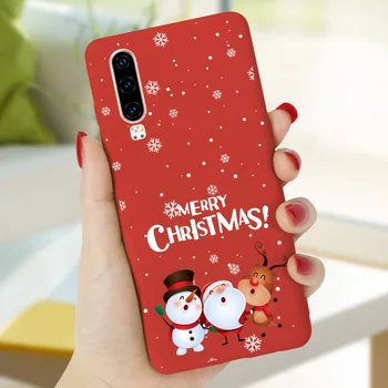 Kalėdų Telefoną Atveju Huawei Mate 20 Lite 10 Nova 5T Y6S Y8S Y9S Y5P Y6P Y8P Y7P Y7 Premjero 2019 Y5 Y6 2018 Y9 Padengti Naujųjų Metų