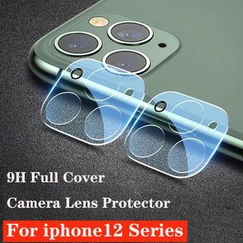 Kameros Lęšis Protector, iPhone 12 Pro Max 12 Mini 11Pro Pilnas draudimas 9H Grūdintas Stiklas Ekrano Plėvelė Atveju Fotoaparatas