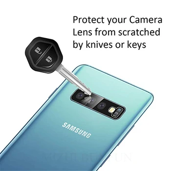 Kameros Lęšis Saugos Stiklo Samsung Galaxy S10 S9 Plus S10 e 9 Pastaba Minkštas Apsauginis Stiklas galaxy S10e 9S 10S S 9 10 Plėvelė
