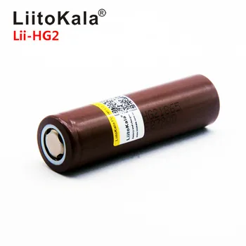 Karšto LiitoKala HG2 18650 3000mah), 3,7 V Aukštas išleidimo 18650 Baterija 30A Įkrovimo Didelio Nutekėjimo Baterija arba Lauke Mod žibintuvėlis