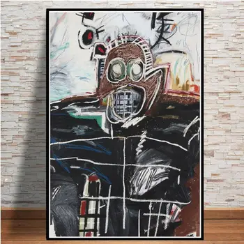 Karšto PaintingGraffiti Jean Michel Basquiat Custom Tapybos Plakatas Modernios Sienos Menas Spausdinti Drobės Tapybos Svetainės Namų Dekoro