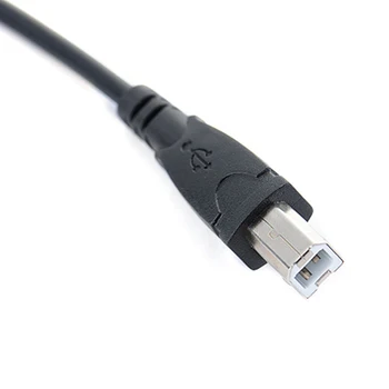 Karšto pardavimo 1m Micro USB Male B Type Male Duomenų OTG Kabeliu, Mobiliojo Planšetinio kompiuterio Spausdintuvą