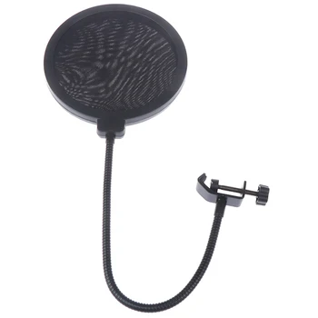 Karšto pardavimo 1pc 155MM studija mikrofonas lanksčiu priekinio stiklo kaukė mic filtras skydas garsiakalbis