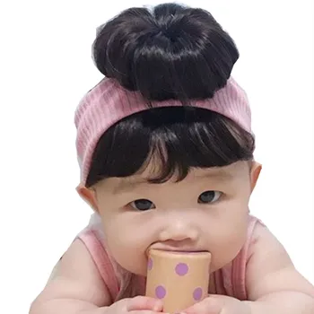 Karšto Pardavimo 2020 Plaukų aksesuarų Mados Cute Baby Girl Plaukų Perukas Skrybėlę Bžūp Hairpiece Naujagimiai, Vaikai, Vaikų, Merginų Galvos Apdangalai