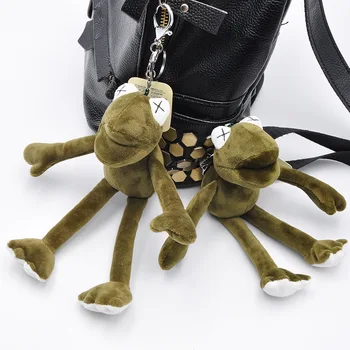 Karšto Pardavimo 20cm Pliušiniai Žaislai Ilgas kojas varles Lėlės iškamša Kermit Žaislas Lašas laivybos Atostogų keychain Dovanos