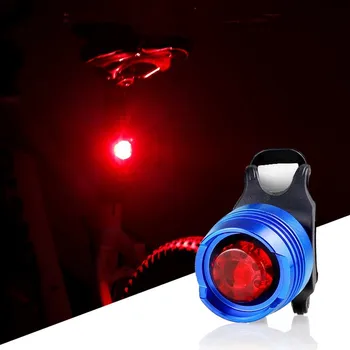 Karšto Pardavimo LED Vandeniui Dviratį Dviračiu Priekiniai Galiniai Šalmas Red Flash Žibintai Saugos Perspėjimo Lemputė Dviračių Saugos informacija Atsargiai Šviesos