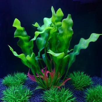 Karšto Parduodamų Žuvų Bako Apdailos Netikrą Vandens Žolės Modeliavimas Akvariumas Dirbtinių Augalų Plastiko Žuvys, Akvariumo Reikmenys