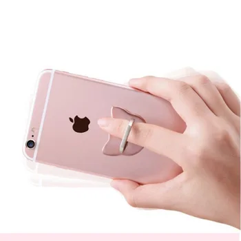 Katė Piršto Žiedą Turėtojas Mini Mielas Plastiko PC Telefono Laikiklis iphone Sumsung 360 Sukimosi Piršto Žiedą Turėtojas