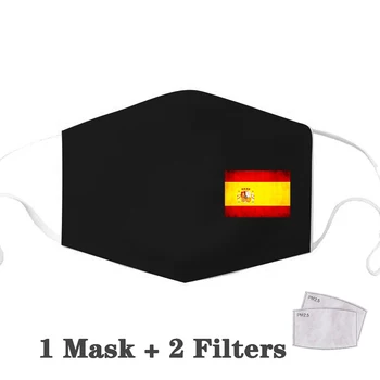 Kaukė Daugkartinio naudojimo juoda Filtras Kaukės Anglies Įterpti Anti-Plaunamas dulkių Kaukė Kilti Iš Pelenų Ispanija