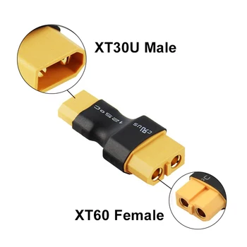 Kaupti XT60 į XT90 TRX XT30U EC3 EB5 4.0 mm bananų Moterų ir Vyrų Konverteris Adapteris Prijungti Lipo Baterija, RC Dalys pagal Užsakymą