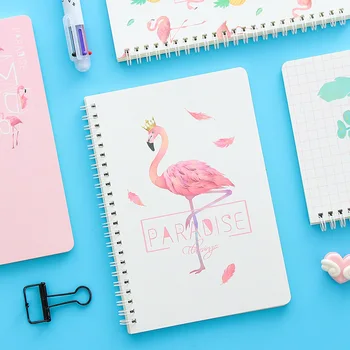Kawaii Raštinės Reikmenys Flamingo Sąsiuvinis A5 Formato Užrašų Knygelė Studentų Prekes