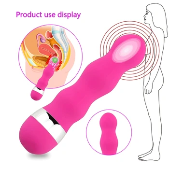 Kelių greičių Mini Vibratorius Moterims Sekso Žaislai G-taško Vibracijos Dildo Masturbacija Erotika Clit Massager Suaugusiųjų Analinis Kaištis Vyrams
