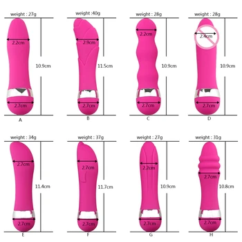 Kelių greičių Mini Vibratorius Moterims Sekso Žaislai G-taško Vibracijos Dildo Masturbacija Erotika Clit Massager Suaugusiųjų Analinis Kaištis Vyrams