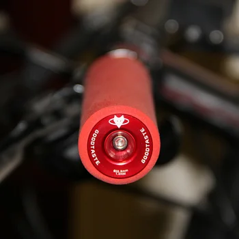 Kelių kalnų dviratį rankenos dangtelis dviračių išilginis bžūp pabaigos Žvakės pripūstos aliuminio lydinio užraktas prijunkite vieną porų mtb priedai