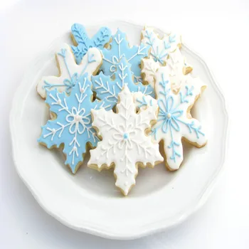 KENIAO Snaigės Cookie Cutter Kalėdų Šalis Sausainių / Minkštas / Pyragaičiai / Sumuštiniai Cutter - 7.8 * 9 cm - Nerūdijantis Plienas