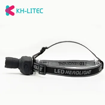 KHLITEC Mini LED Žibintai 3 Režimai Galvos Žibintuvėlis Priekinių Žibintų Žibinto Lempa Kempingas Medžioklės Naktį Žvejyba, Naudojant 3xAAA