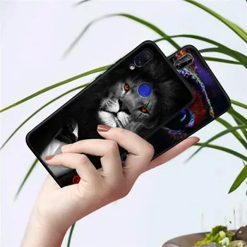 Kietas Liūtas, Tigras, Beždžionė Gyvūnų TPU Case For Xiaomi Redmi Pastaba 7 6 Pro 6A 5A Premjero Mi A1 5X A2 Lite 6X 4X 5 Plius Pocophone F1