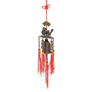 KiWarm Retro Budos Statula Modelio Bell Palaima Feng Shui Vėjo Varpelių Geros Kloties Laimės Namuose Automobilio Amatų Kabinti Apdaila